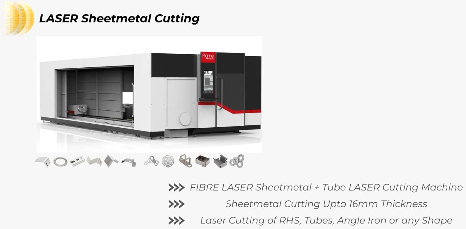 LASER Sheet Metal Cutting - Advanced FIBRE Laser