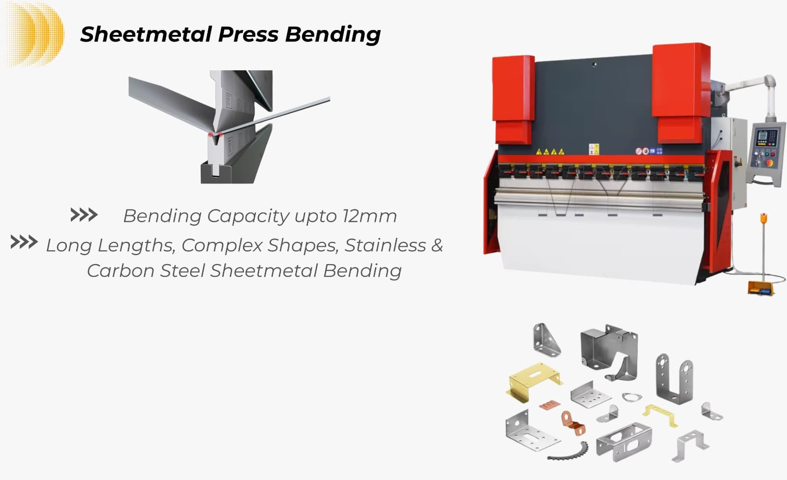 Sheet-Metal Press Bending - Complex Shape Capabilities